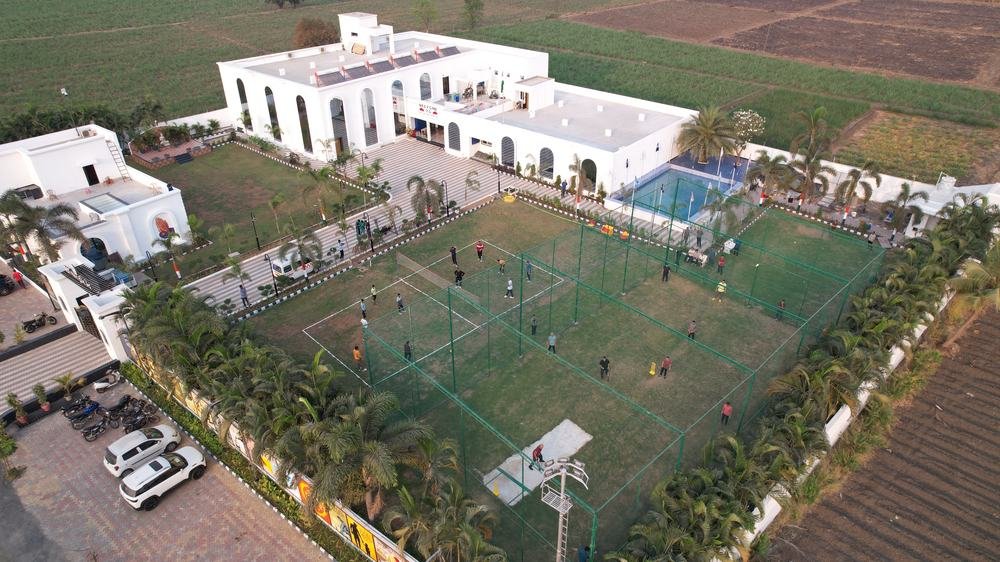 Center Building — aerial view