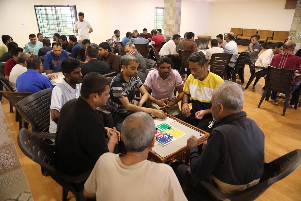 Indoor games room